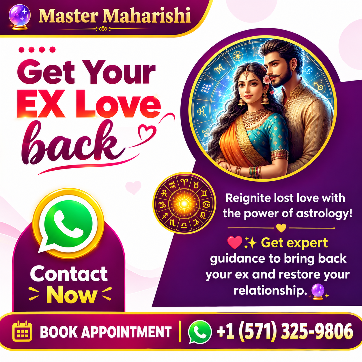 Astrology Love Reconnection Poster