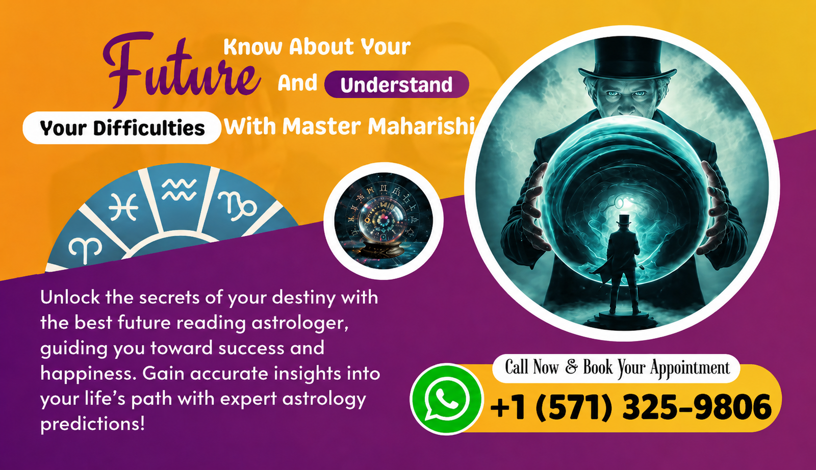 Mystical Astrology Future Reading Banner