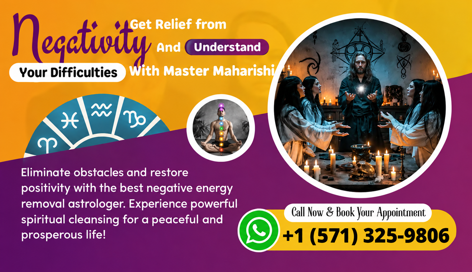 Mystical Negativity Relief Astrology Banner